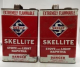 Two Skellite One Gallon Cans
