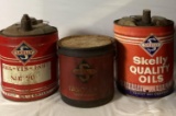 3 Skelly Five Gallon Cans