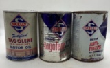 Two Skelly Tagolene and Anti-Freeze Quart Cans