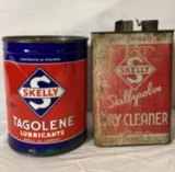 Skelly 10lb Grease and One Pound Skellysolve Cans