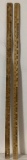 Two Skelly Yard Sticks