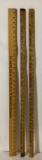 Two Skelly and Salesman Sample Yard Sticks