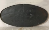Fordson and Ford Motor Car Metal Sign