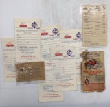 10 Skelly Promotional Postcards, Brochures and Loyalty Card