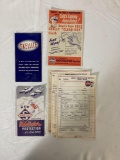 3 Skelly Advertising Booklets and 3 Greasemaster Service Order Forms