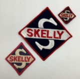 Large, Medium and Small Skelly Hat and Uniform Patches