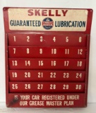 Skelly Guaranteed Lubrication Service Reminder Rack
