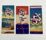 1940's Skelly Michigan, ND/SD, Missouri Road Maps