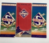 1940's Wisconsin, Oklahoma and Kansas Road Maps