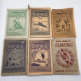 Six 1940's Skelly Almanacs