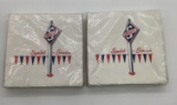 Two NOS Packages of Mid-Century Skelly Cocktail Napkins