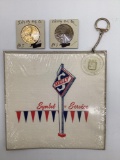 Two Skelly Jimmie Allen Tokens, Cocktail Napkins and Keychain