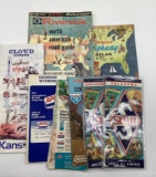 Six Vintage Road Maps and Two Atlas