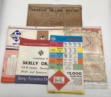 Skelly Anti-Freeze, Spark Plug Selling Charts and Three Auto Waste Bags