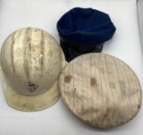 Skelly Hard Hat and Two Filling Station Caps