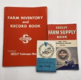 Two Mid Century Skelly Farm Books and Radio Station Guide