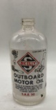 Skelly Marine Quart Oil Bottle