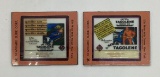 Two 1930's Skelly Tagolene Lantern Slides w/ Touring Cars