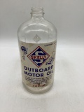 Skelly Outboard Motor Oil Jar