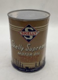 Skelly Supreme Quart Oil Can
