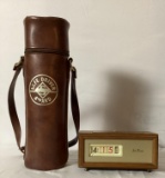 Skelly Coffee Bottle Set and Desk Clock