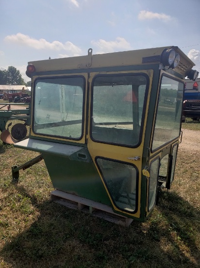 Green & Yellow Tractor Cab