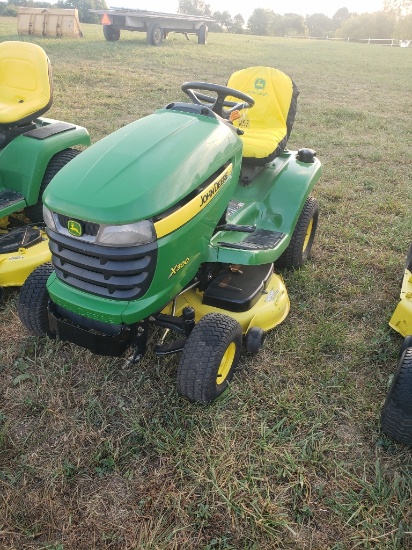 JD X300 Rider 17 HP Kawasaki, 42" deck,  1013 hours, runs & works