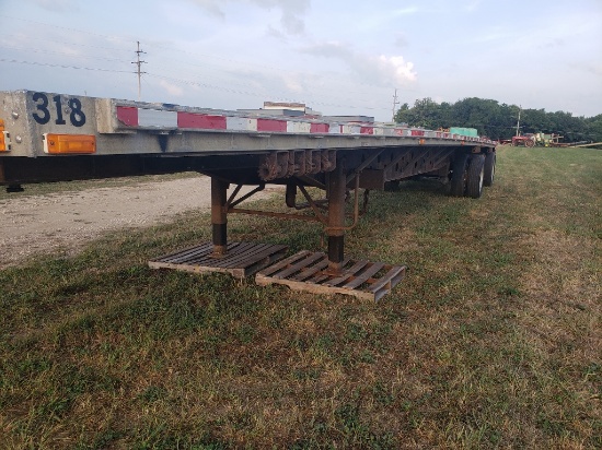 00 Transcraft Flatbed Trailer 48'  *  102" spread axle