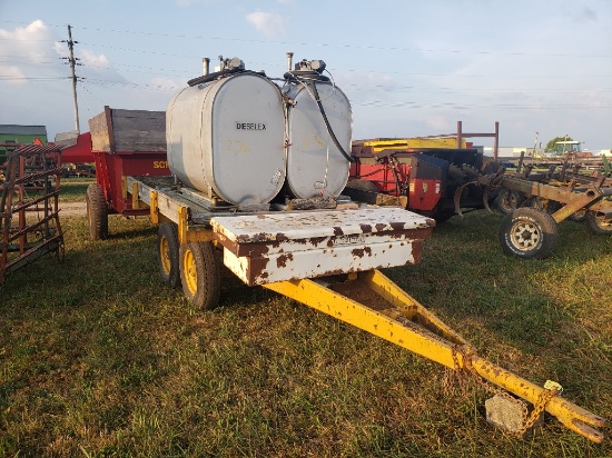 Tandem Axle Fuel Cart with 2-250 Gallon Tanks