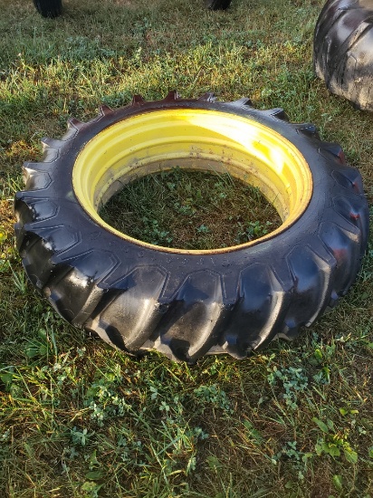16.9x38 Rim & Tire