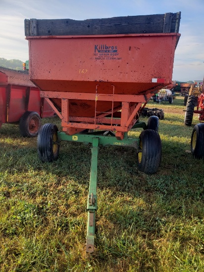 Killbros 350 Gravity Box on JD 1065 gear