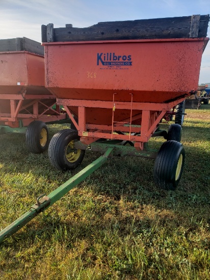 Killbros 350 Gravity Box on JD 1065 gear