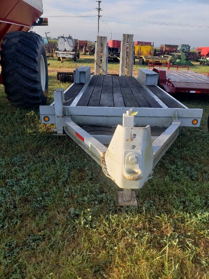 91 Interstate 20' Trailer 10 ton pintle hitch,  ramps - Title