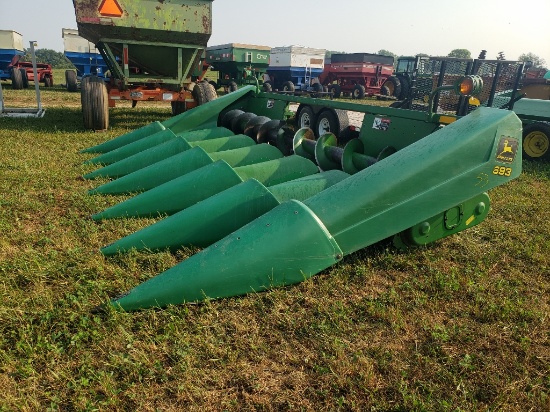 JD 693 6-30" Corn Head Knife Rolls, Manual Deck Plates
