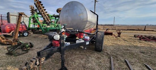 1600 Gal SS tank on Trailer