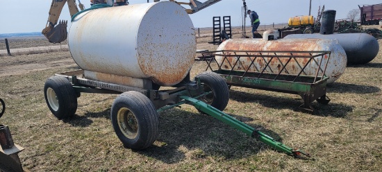 500 Gal Portable Fuel Tank W/ 12 Volt Pump
