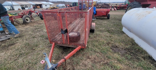 Homemade Lawn Mower Trailer  Title
