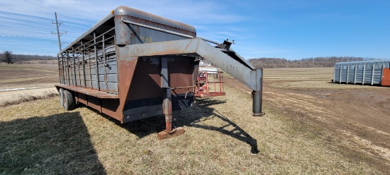 WW 24' LIvestock Trailer   Title