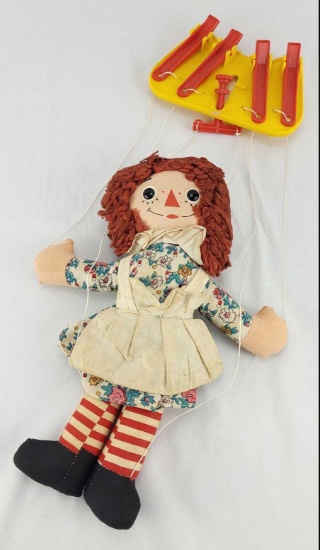 Vintage Knickerbocker Raggedy Ann Marionette