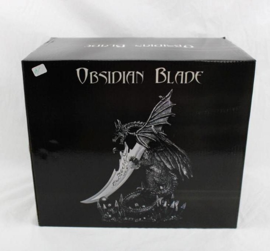 Awesome New Obsidian Blade Dragon Knife
