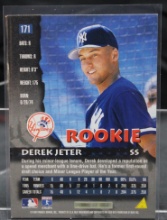 1996 New York Yankees MLB Derek Jeter Rookie Card