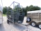 WW PORTABLE TRAILER TRUCK LOAD CHUTE W/ RUBBER FLOOR (LIKE NEW)