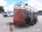 14' FELPS STOCK TRAILER BUMPER PULL VIN # 619142