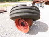 8 LUG IMPLEMENT TIRE W/ RIM