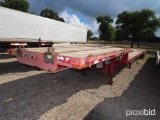 2012 53' WADE TRIPLE AXLE STEP DECK TRAILER (RED) VIN # 1W9FH5333CE285261 T