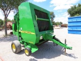 JD 567 MEGA WIDE ROUND BALER W/ MONITOR AND DRIVE SHAFT