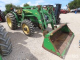 JD 5425 TRACTOR W/ JD 542 LOADER AND BUCKET APPX 3,066 HOURS  SERIAL # LV5425P244107