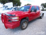 2007 GMC 2500 HD W/ VORTEC ENGINE AND BRAMCO FLATBED ODOMETER READS APPX 11