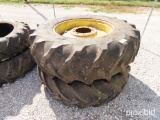 2 20.8 X 38 TRACTOR TIRES AND RIMS
