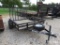 6' X 8' Carry-on Lowboy Trailer Vin # 4ymul0817ct016279 (mso On Hand And Will Be Mailed Within 14 Da